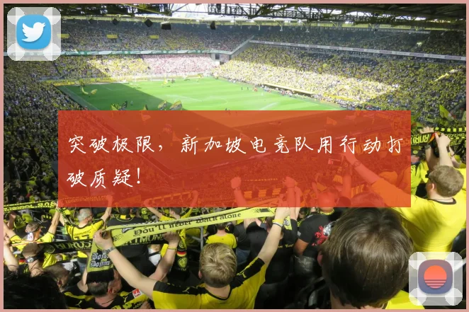 突破极限,新加坡电竞队用行动打破质疑!